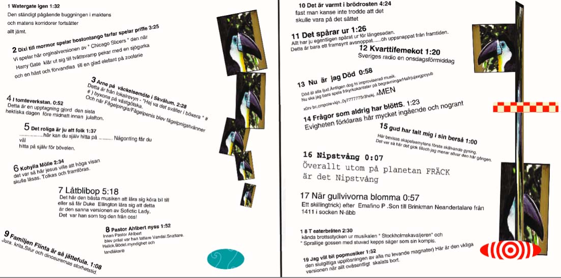 [Fågelpingis Kalvdans cd leaflet, p 2-3]