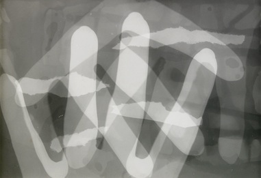Gösta Kriland: Utan titlar, fotogram, gelatinsilverfotografi (photogram, gelatin silver print), 40-tal.