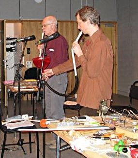 Johannes Bergmark and Anders Erkéus in concert at the Tonspråk conference in Gävle, 2010